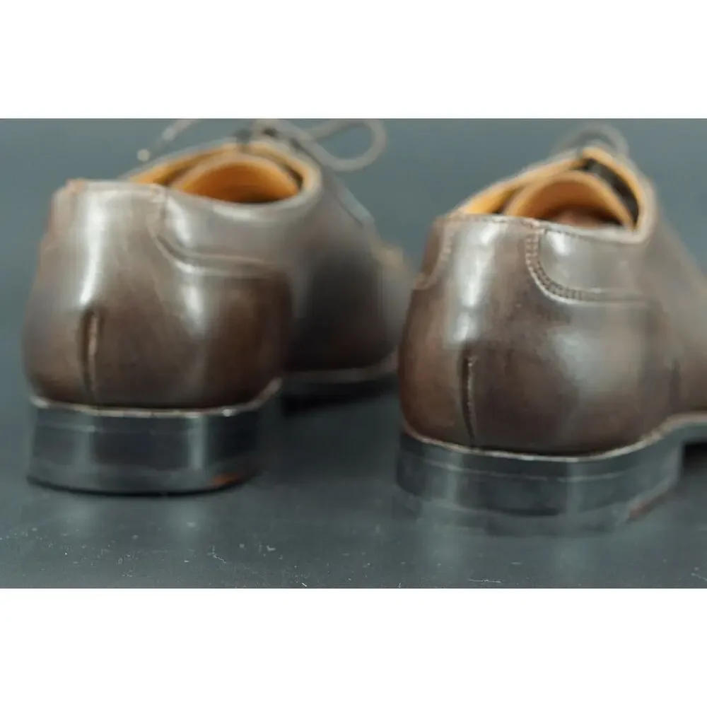 Allen Edmonds Watson Split Toe Derby Oxford Men Shoes Size 11.5 Brown New $395